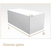 Газобетонный блок ГРАС D600, B3.5, 600x250x500 мм