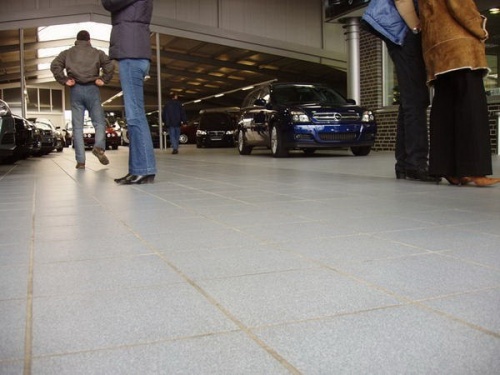Клинкерная ступень фронтальная Anthrazit Hellgrau ABC Klinkergruppe 310x345x40/10 мм