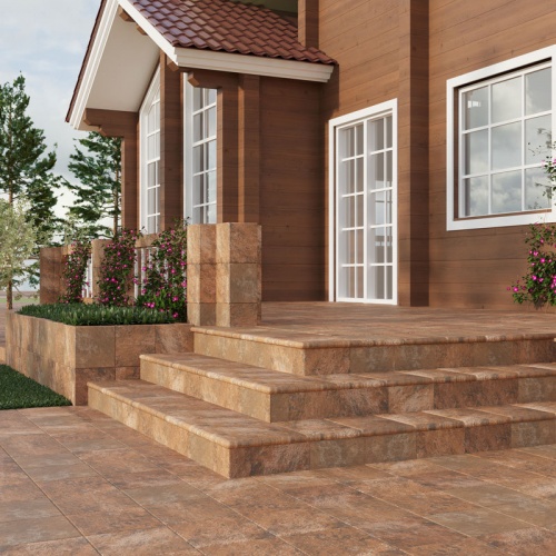 Клинкерная плитка Manhattan Red Exagres 245x245/10 мм