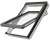 Среднеповоротные пластиковые окна Fakro PTP U4 55*78